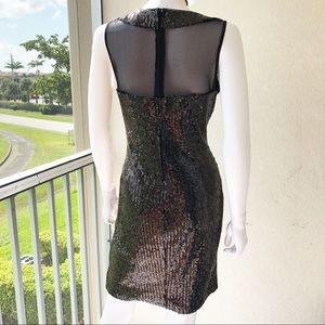 Bisou Bisou Size 12 Black Sequin Dress